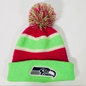 Seattle Seahawks NFL BREAKAWAY Lime Knit Beanie
